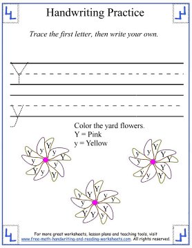 free handwriting worksheets 7