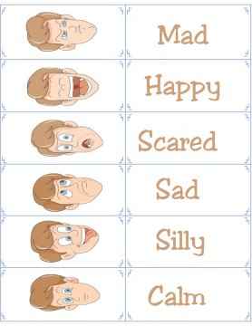 Free of charge Printable Flashcards - Experience Flash Playing cards photo relating to Printable Emotions Cards called No cost Printable Flashcards - Experience Flash Playing cards