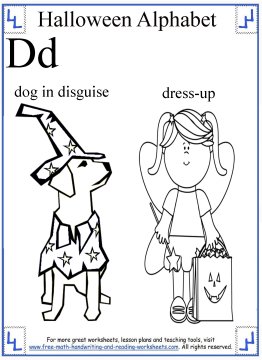 halloween coloring D