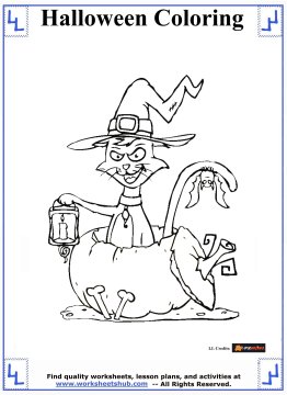 halloween printable coloring pages 12