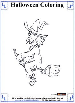 halloween printable coloring pages 6