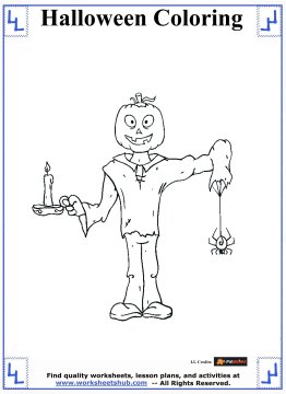 halloween printable coloring pages 8