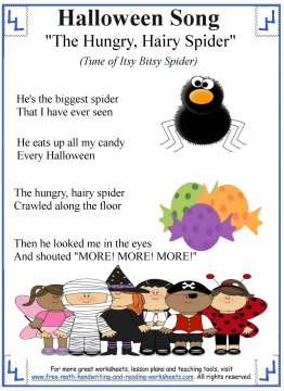 Spiders!  Preschool songs, School songs, Classroom songs