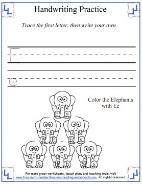 handwriting practice 5