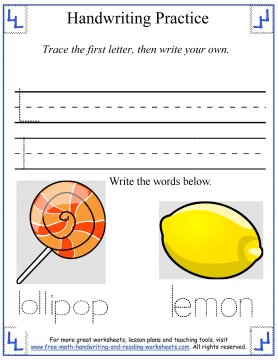 handwriting practice worksheetsprinting gg ll