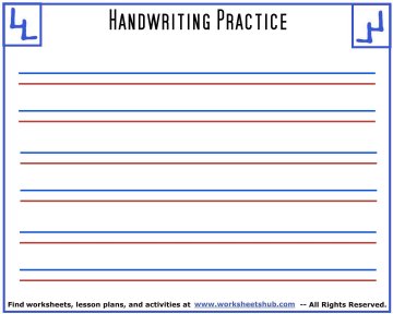 Print Handwriting Worksheets 