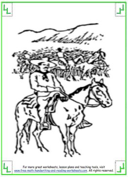 horse coloring pages 7