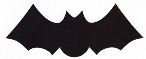 halloween craft bat template