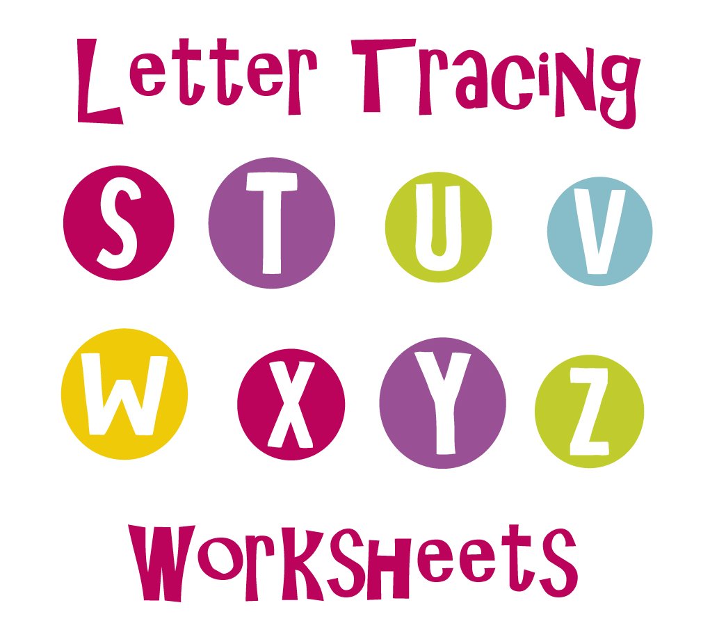 Letter Tracing S-Z Worksheets letter tracing 9