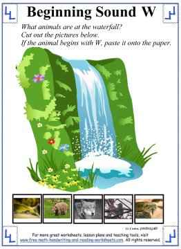 letter w worksheet 2