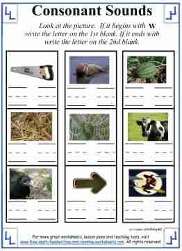 letter w worksheet 4