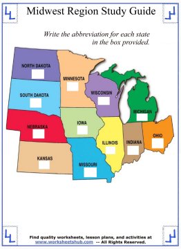 West States, Regions of the United States Lesson Plans