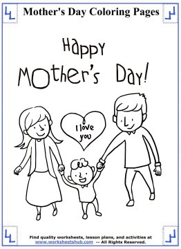 mothers day coloring pages 6