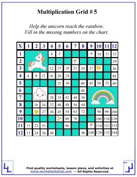 multiplication times tables free math worksheets