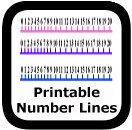 Printable Number Line Lesson printable number line 00