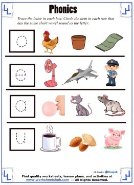 phonics homework for preschool