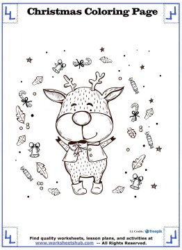 printable christmas coloring pages 12