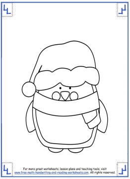 printable christmas coloring pages 10