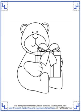 printable christmas coloring pages 8