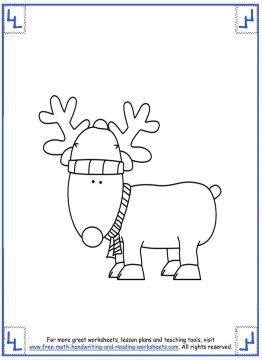 printable christmas coloring pages 9