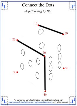 printable connect the dots skip counting
