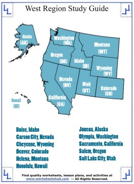 West States and Capitals