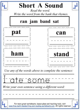 what is a short a sound what is a short a sound