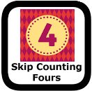 skip counting by fours 00