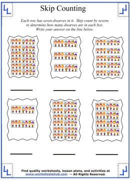 skip counting by sevens 5