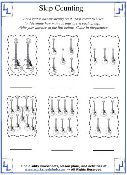 skip counting by sixes 05
