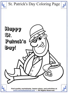 st patricks day coloring pages 011