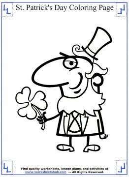 st patricks day coloring pages 012
