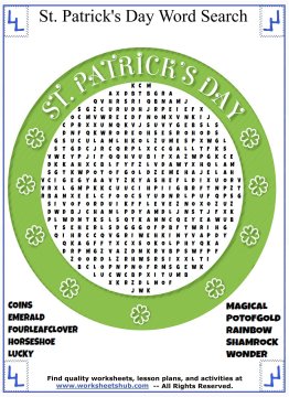 st patricks day word search 04