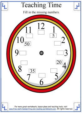 Teaching Time - Five Minutes