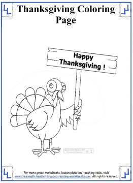 thanksgiving coloring page 7