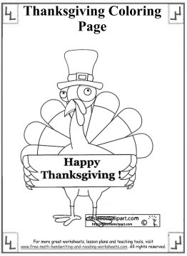 thanksgiving coloring page 8