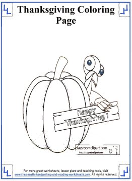 thanksgiving coloring page 9