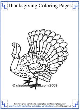thanksgiving coloring page 3