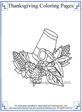thanksgiving coloring page 6