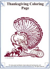 thanksgiving coloring sheets 5