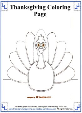 thanksgiving coloring sheets 7