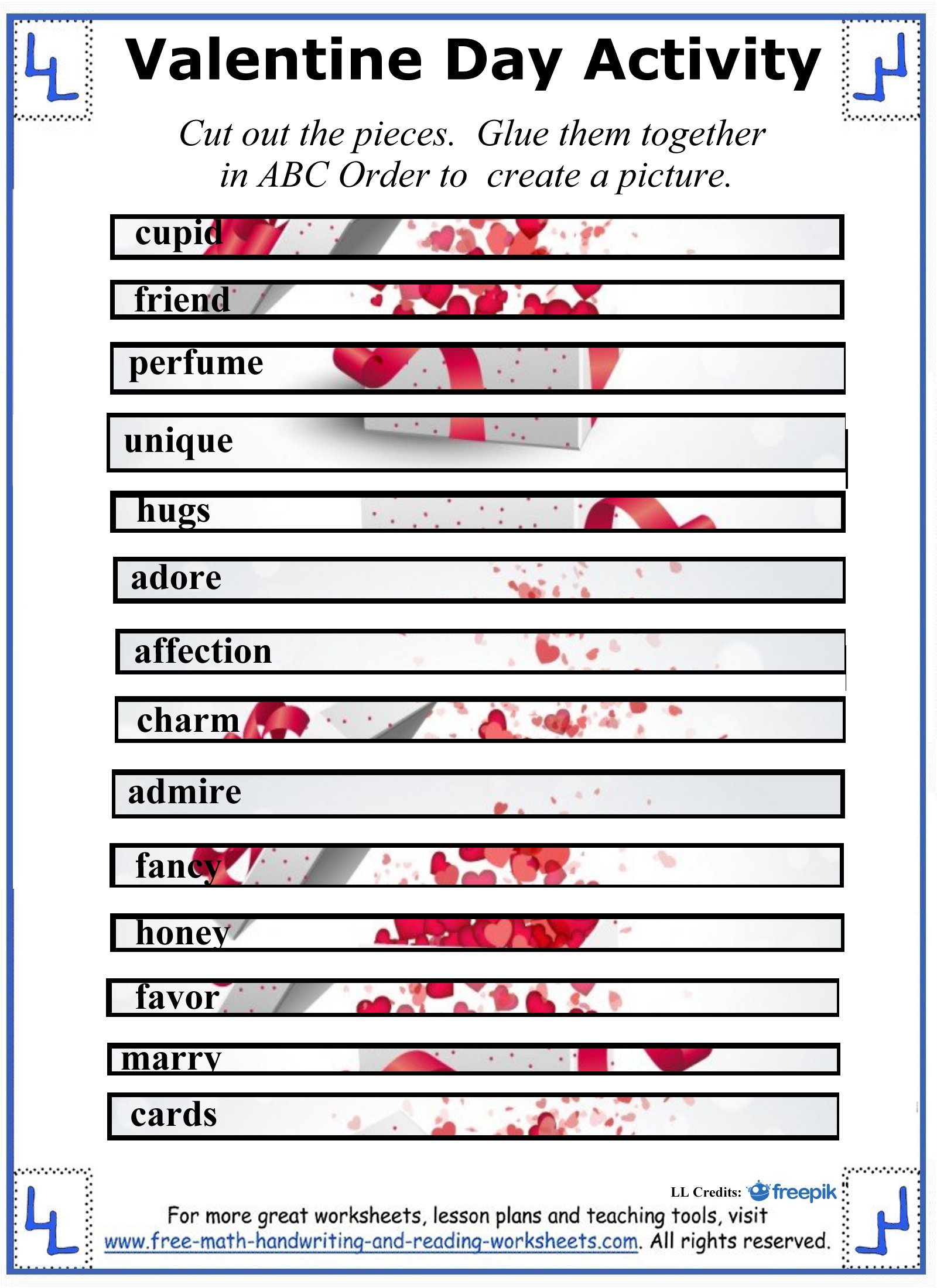 valentine day activity 2