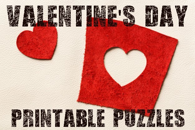 Printable Valentine Day Puzzles valentine day puzzles